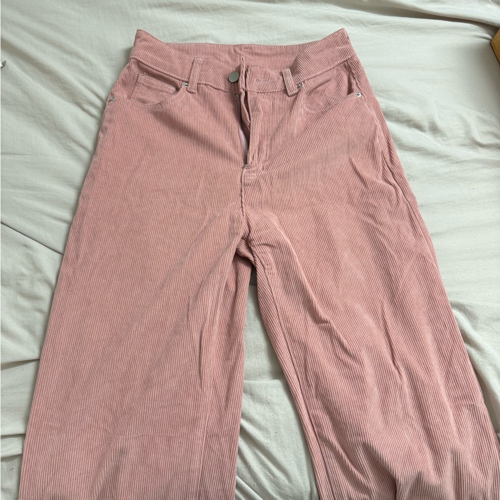 Pink Corduroy Pants